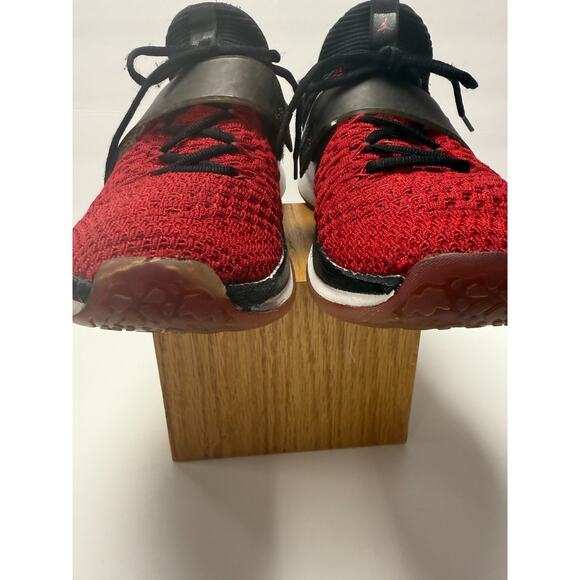 Jordan Trainer Prime Red Black Knit Training Sneakers Athletic Performance Sz 9 main image 10